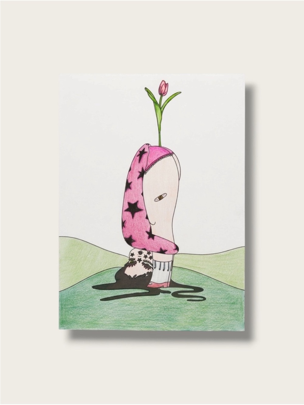 🌷 Valfré Tulip Fever Surrealist Pop Art Print ~ 11x8”